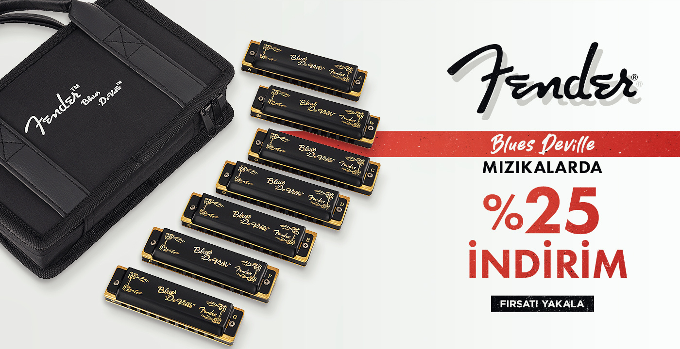 Fender Blues Deville Mızıkalarda %25 İndirim.
